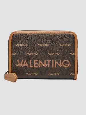 VALENTINO Brązowy mały portfel Liuto Valentino by Mario Valentino