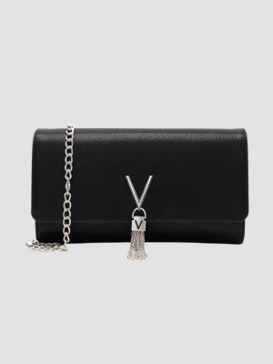 VALENTINO Czarna kopertówka Divina Pochette Valentino by Mario Valentino