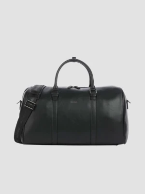 VALENTINO Czarna torba podróżna z ekoskóry Horizon SS26 Valentino by Mario Valentino