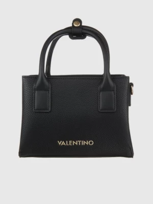 VALENTINO Czarna torebka o teksturze skóry seychelles shopping Valentino by Mario Valentino