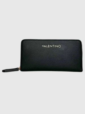 VALENTINO Czarny portfel Arcadia Zip Around Wallet Valentino by Mario Valentino