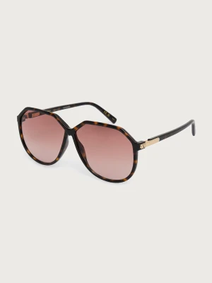 Valentino Eyewear okulary przeciwsłoneczne damskie brązowy