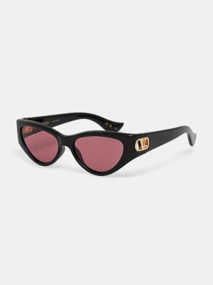 Valentino Eyewear okulary przeciwsłoneczne damskie czarny