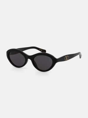Valentino Eyewear okulary przeciwsłoneczne damskie czarny