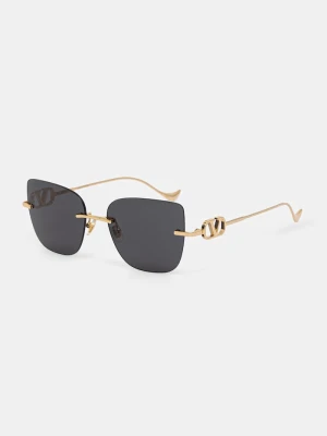 Valentino Eyewear okulary przeciwsłoneczne damskie złoty