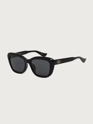 Valentino Eyewear okulary przeciwsłoneczne kocie oczy damskie czarny
