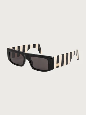 Valentino Eyewear okulary przeciwsłoneczne okrągłe damskie czarny