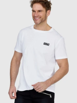 VALENTINO GARAVANI Biały t-shirt męski z logo vltn, Rozmiar XL