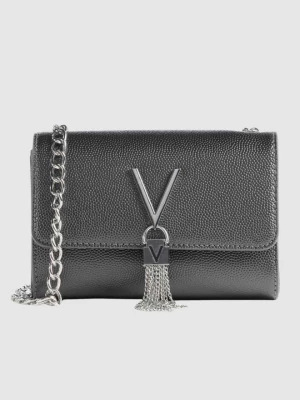 VALENTINO Mała szara kopertówka Divina Pochette Valentino by Mario Valentino