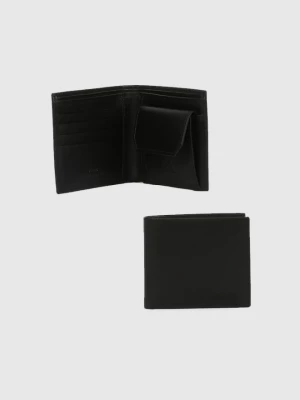 VALENTINO Mały czarny portfel męski hummus wallet Valentino by Mario Valentino