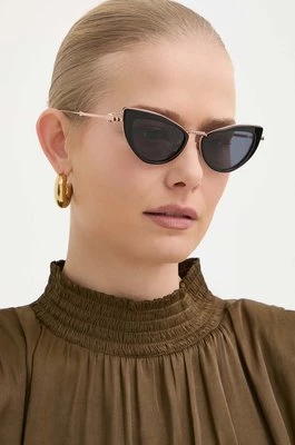 Valentino okulary przeciwsłoneczne VIII damskie kolor czarny VLS-102A