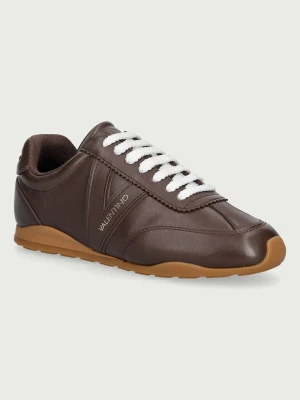 Valentino PLUSH sneakersy damskie skórzane brązowy