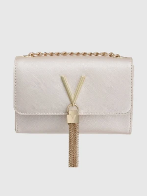 VALENTINO Srebrna kopertówka Divina Valentino by Mario Valentino