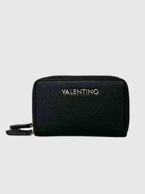 VALENTINO Średni czarny portfel Arcadia Zip Around Wallet Valentino by Mario Valentino