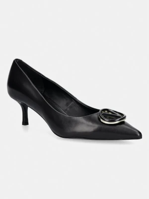 Valentino szpilki skórzane Decollete kitten