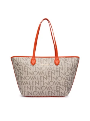 Valentino Torebka Logo VBSA1F02 Beżowy