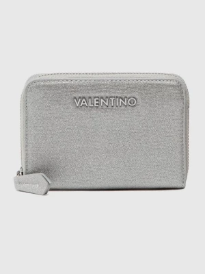 VALENTINO Zestaw srebrny portfel damski z lusterkiem Valentino by Mario Valentino
