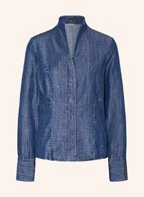 Van Laack Bluzka Alice W Stylu Jeansowym blau