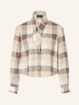Van Laack Bluzka Flanelowa Vl-Flokea-Fkos beige
