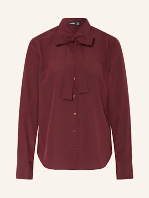 Van Laack Bluzka Jedwabna Vl-Cellai-Xx Ze Zdejmowaną Kokardą rot