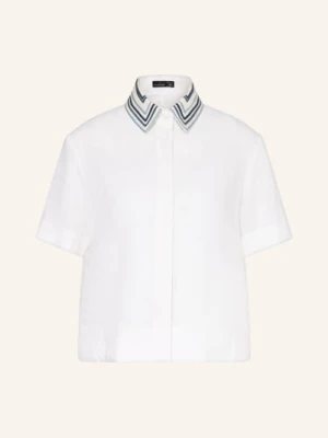 Van Laack Bluzka Koszulowa Vl-Amise-E Z Lnu weiss