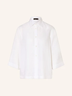 Van Laack Bluzka Koszulowa Vl-Banis-Bro Z Rękawem 3/4 weiss