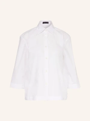 Van Laack Bluzka Koszulowa Vl-Banisi-Xx Z Rękawami 3/4 weiss