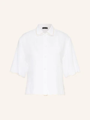 Van Laack Bluzka Lniana Vl-Taisha-Ce weiss