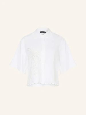 Van Laack Bluzka Lniana Vl-Taisha-E weiss