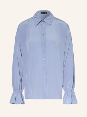 Van Laack Bluzka Vl-Taren-Xx Z Jedwabiu blau