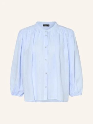 Van Laack Bluzka Z Lnu Vl-Cirah-Svkn blau