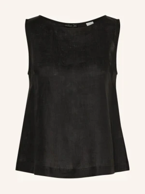 Van Laack Bluzka Z Lnu Vl-Tae-Br schwarz