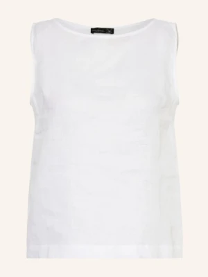 Van Laack Bluzka Z Lnu Vl-Tae-Br weiss