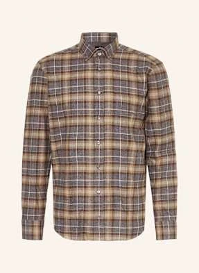 Van Laack Koszula Flanelowa Roy Tailor Fit braun