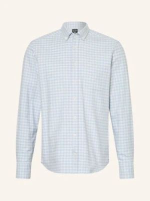 Van Laack Koszula Flanelowa Roy Tailored Fit blau