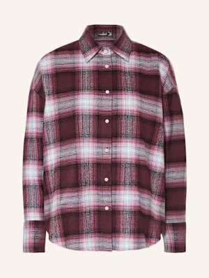 Van Laack Koszula Vl-Besna-Svkn Z Flaneli lila