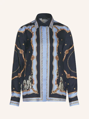 Van Laack Koszula Vl-Cellisa-px2 Z Jedwabiu blau