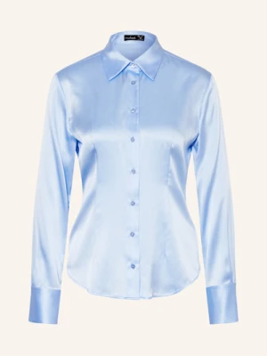 Van Laack Koszula Vl-Uliz-Xx Z Jedwabiu blau