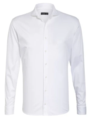 Van Laack Koszula Z Dżerseju Slim Fit weiss