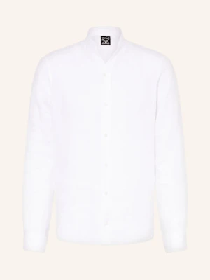 Van Laack Koszula Z Lnu Vl-Rudo-K Slim Fit weiss