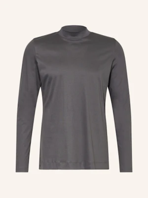Van Laack Koszulka Z Długim Rękawem Pamos grau