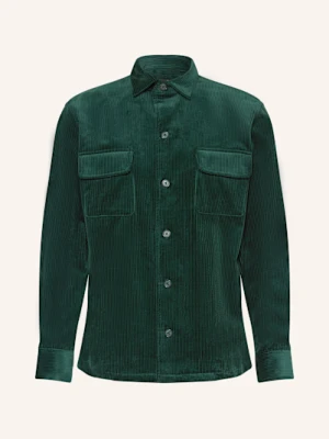 Van Laack Overjacket Ze Sztruksu Reydin gruen