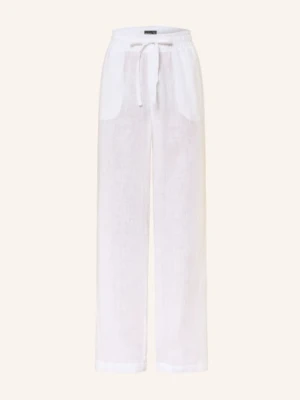 Van Laack Spodnie Lniane Vl-Helena-Br weiss