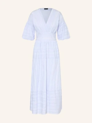 Van Laack Sukienka Vl-Kamela-Sge Z Koronki Ażurowej blau