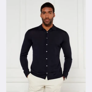 van Laack Wełniana koszula SAFINO | Slim Fit