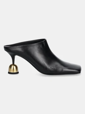 Vanda Novak klapki skórzane Donna