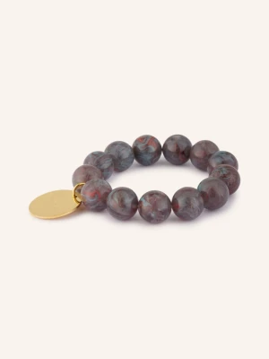 Vanessa Baroni Bransoletka Beads Flex grau szary