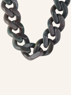 Vanessa Baroni Łańcuszek Na Szyję Big Flat Chain gruen