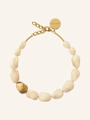 Vanessa Baroni Naszyjnik Big Organic Pearl beige