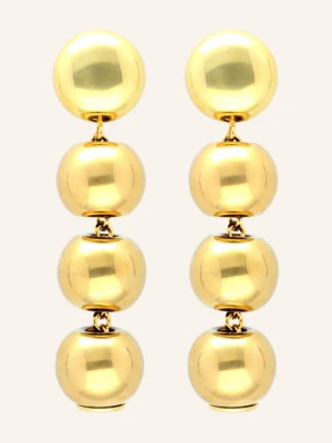Vanessa Baroni Wiszące Kolczyki Small Beads gold